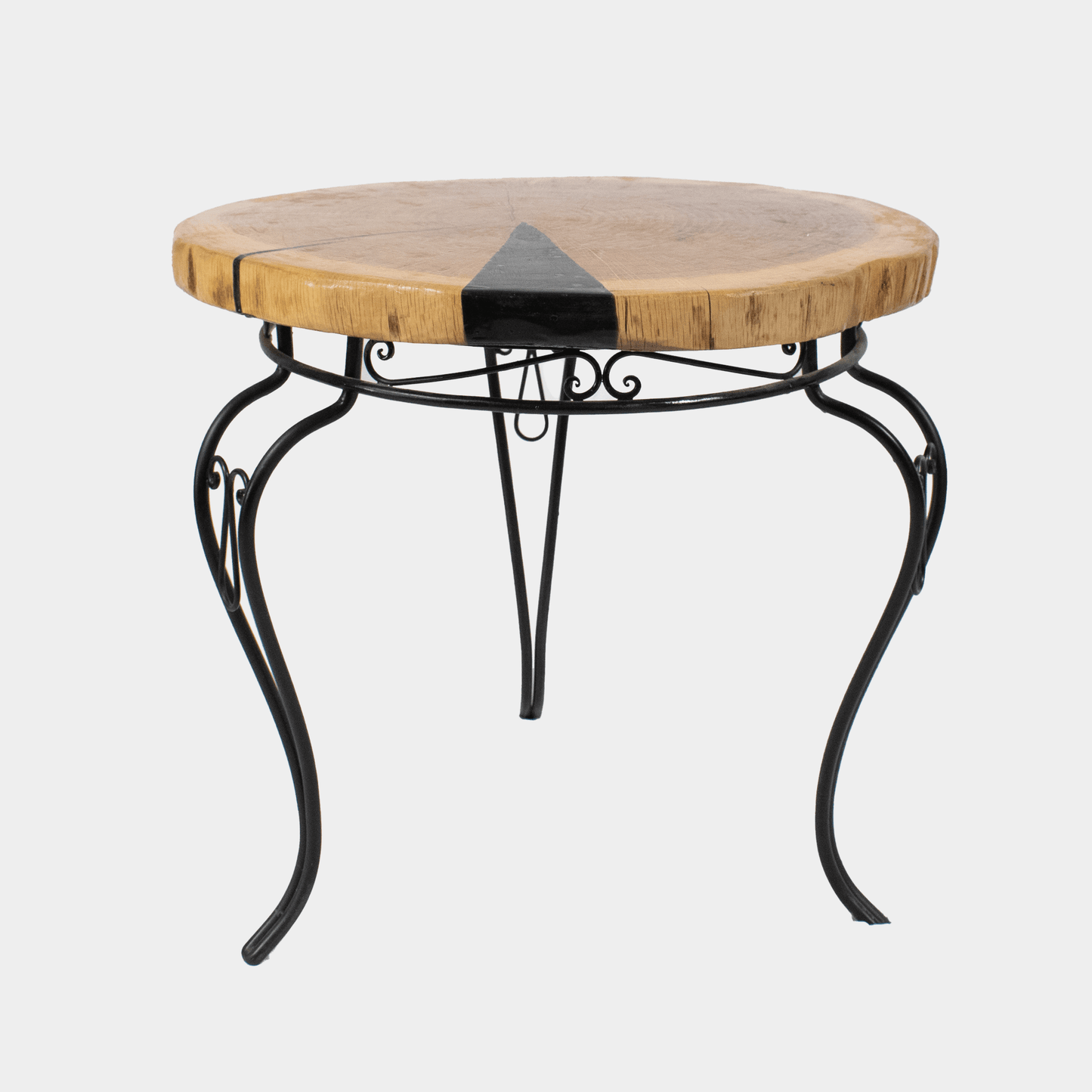 Side tafel van hout