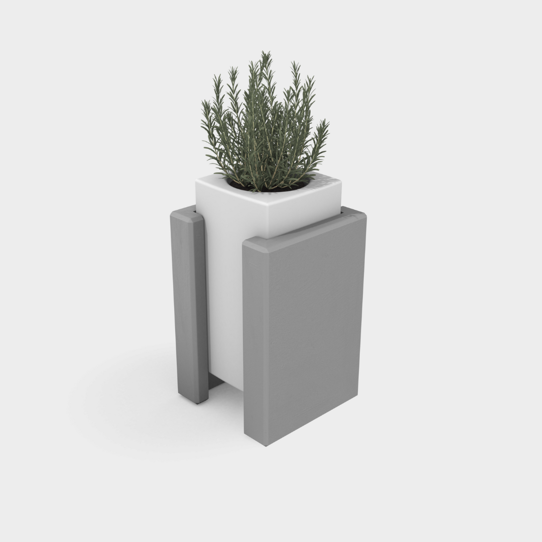 Lamp met plant