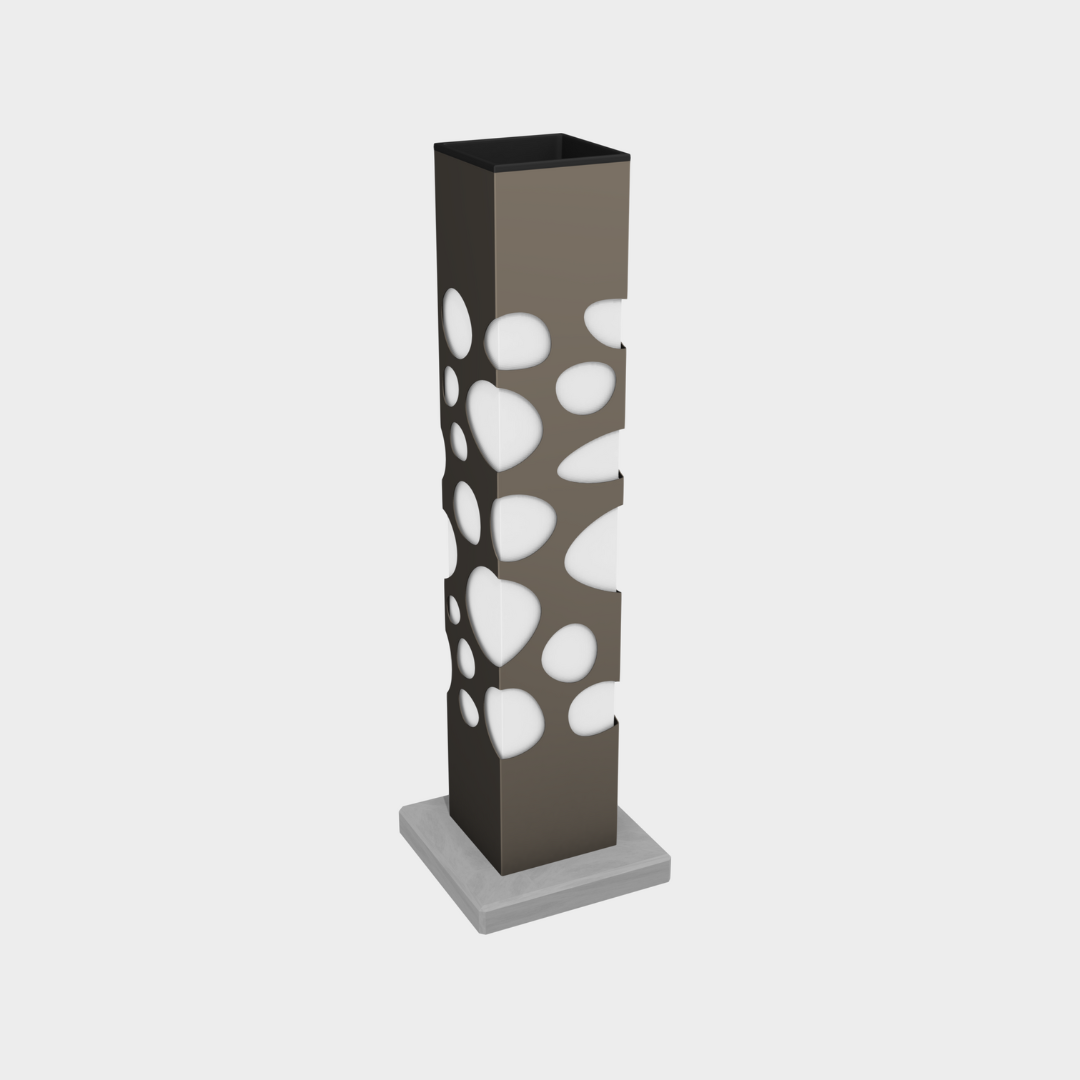 Designer buitenlamp brons