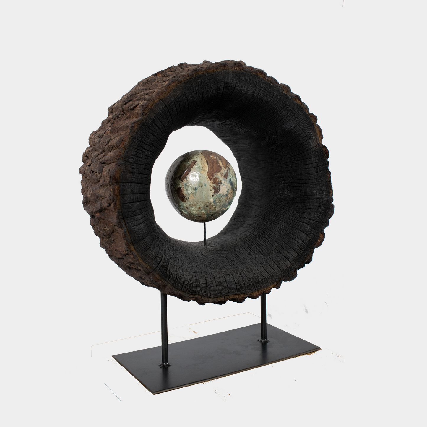 Uniek hout sculptuur