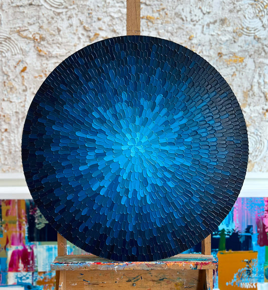 Rond schilderij