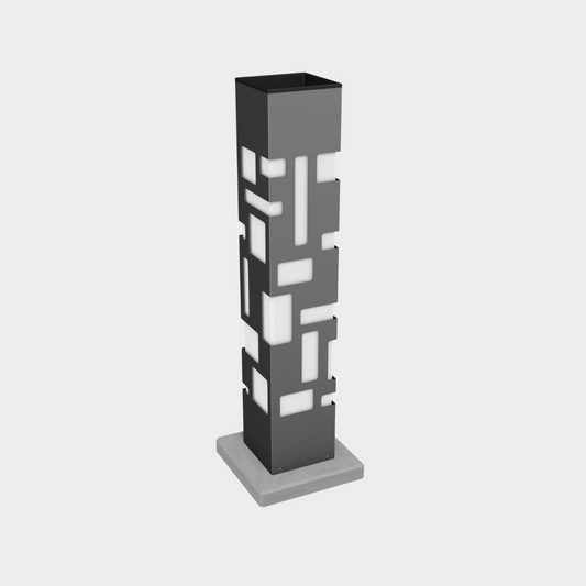 Designer lamp buiten
