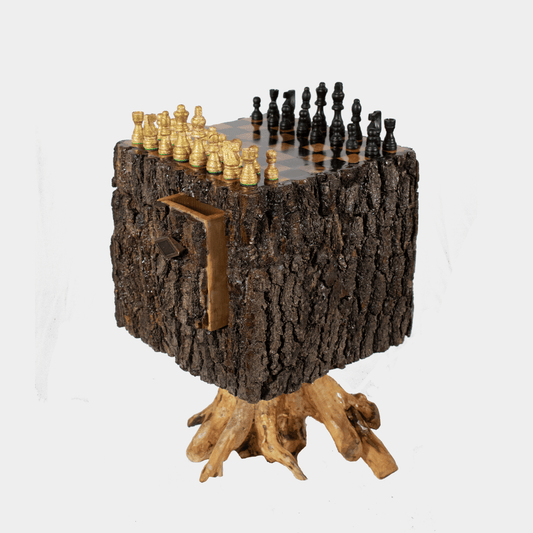 Schaaktafel van hout