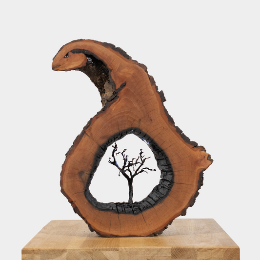 Houten sculptuur 