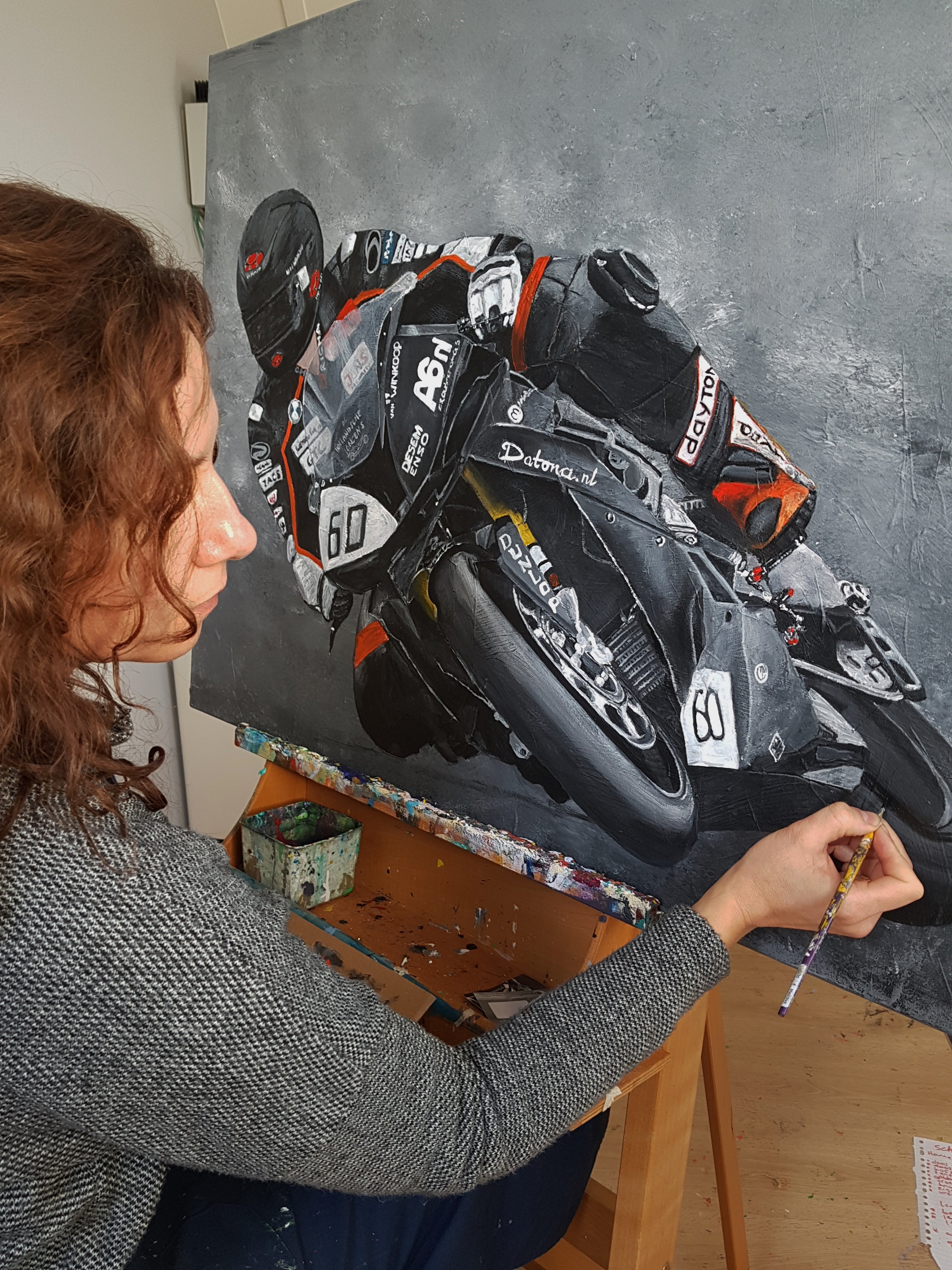 Schilder Marieke Brouwers Overijssel