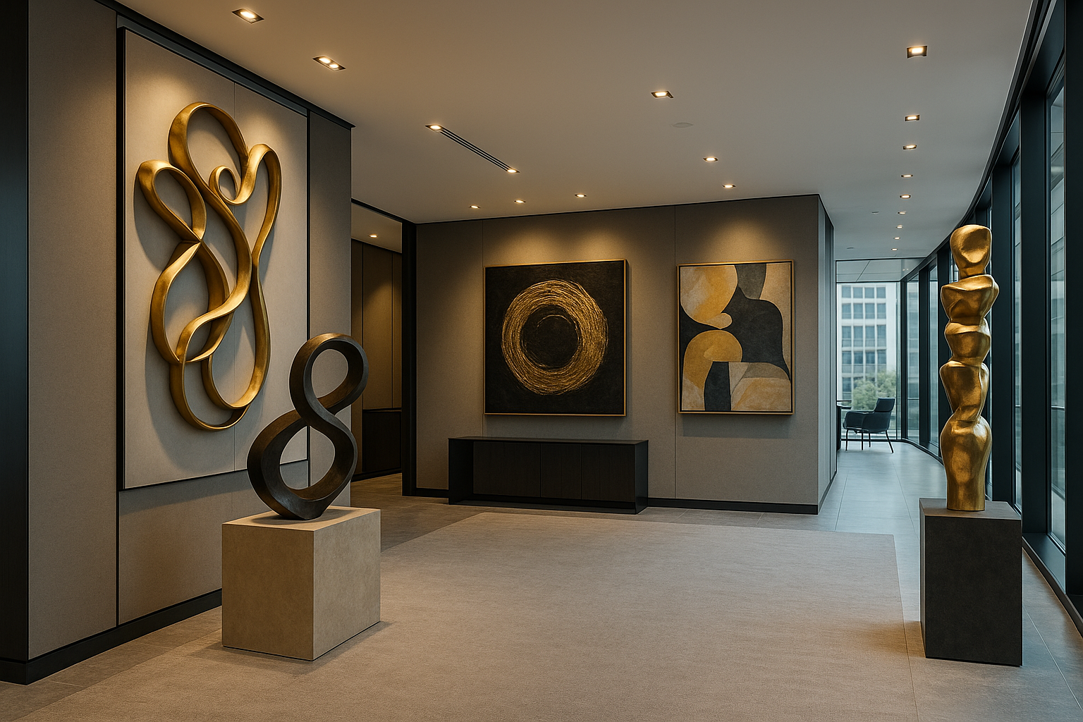 Kunst in een kantoorpand unieke luxe