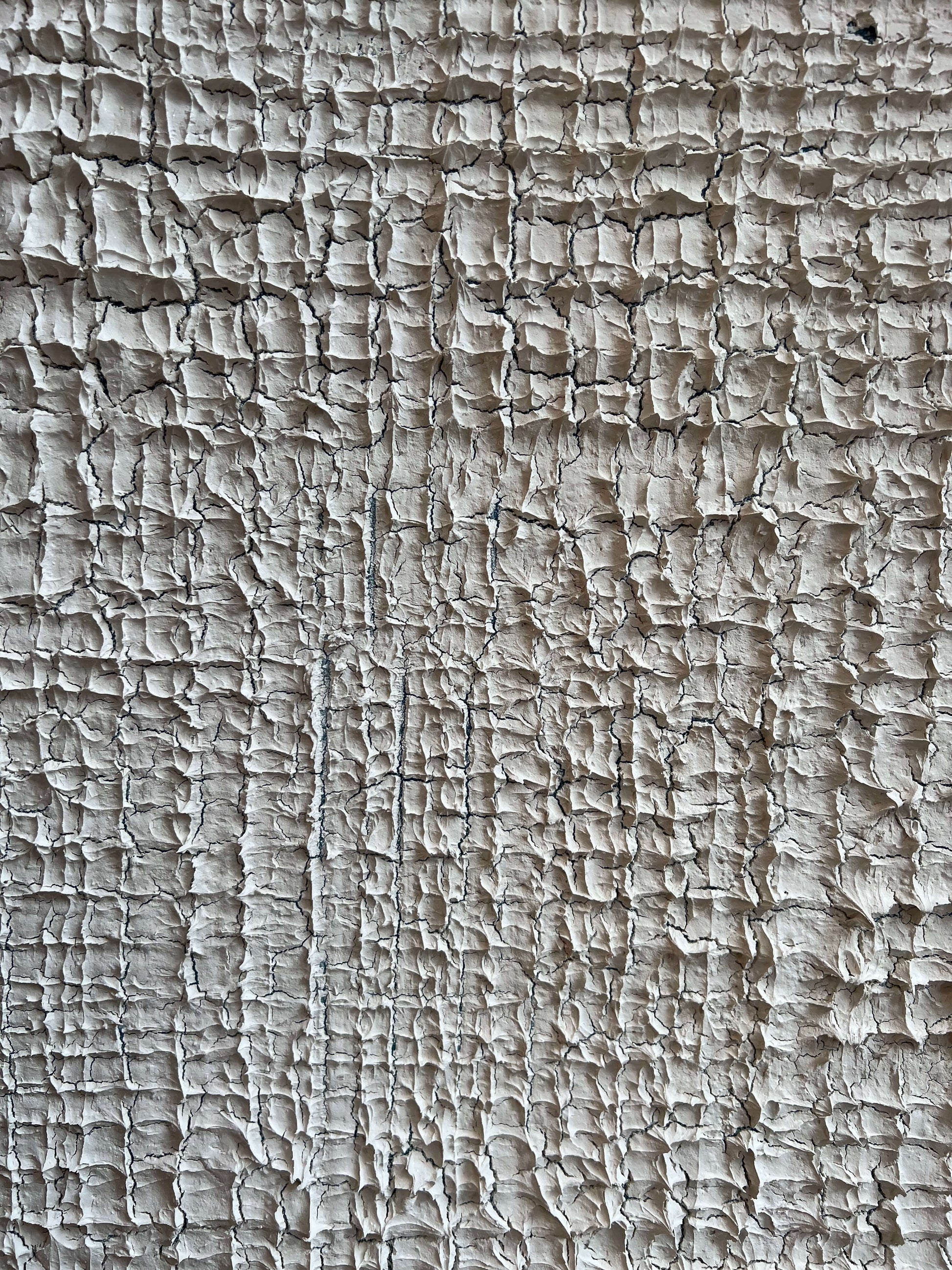 Minimalistische kunst schilderij van Atelier58 met textuur in neutrale tinten